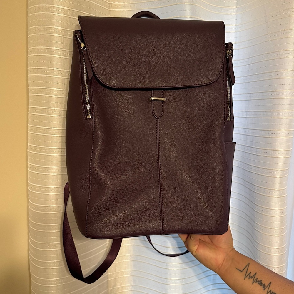 Samsonite Executive Leather Flap Backpack